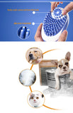 Pet Bath Brush 2-in-1 Pet SPA Massage Comb Soft Silicone Pet hair Grooming Dog Cleaning Tool