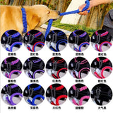 Double Strand Rope Large Metal P Chain Buckle National Color Pet Rope Collar Set For Big Dogs