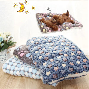 Soft Fleece Warm Sleeping Pet Bed Mat Blanket