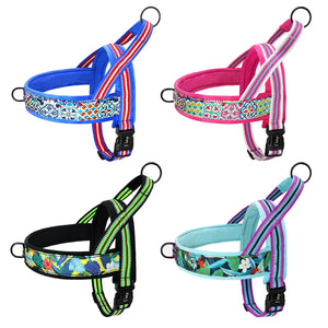 Warm Dog Harness Vest Winter Dog Soft Padded Pet Training Vests Adjustable Bulldog Pug