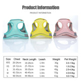Kimpets Dog Harness Clothes Vest Chest Collars Rope Dogs Reflective Breathable Adjustable Outdoor Pet Supplies