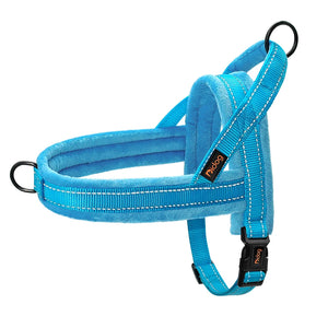 Warm Dog Harness Vest Winter Dog Soft Padded Pet Training Vests Adjustable Bulldog Pug