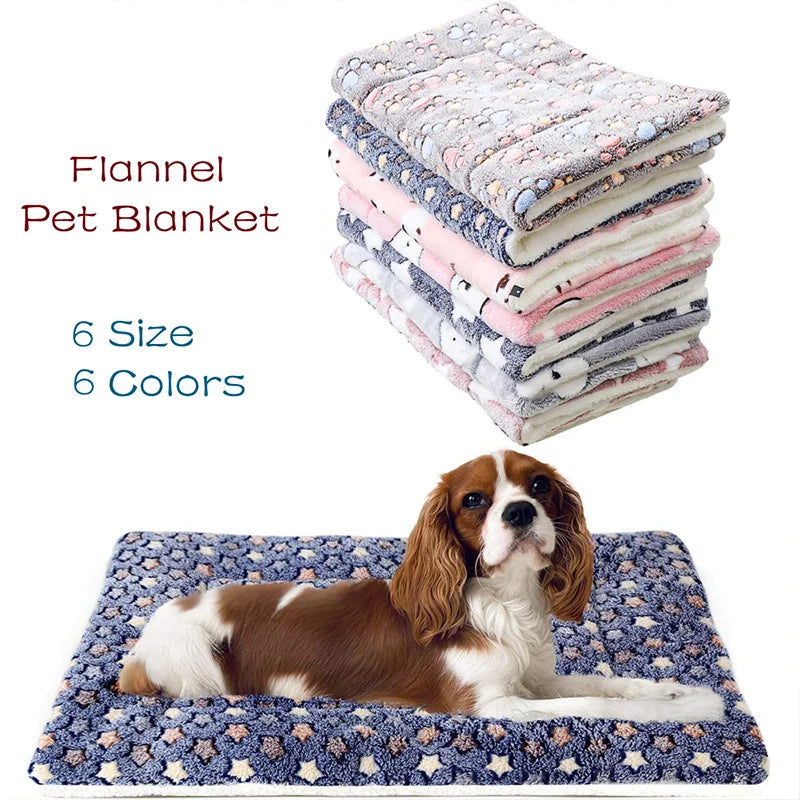 Soft Fleece Warm Sleeping Pet Bed Mat Blanket