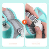 Kimpets Dog Harness Clothes Vest Chest Collars Rope Dogs Reflective Breathable Adjustable Outdoor Pet Supplies