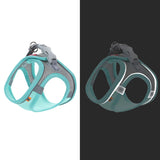Kimpets Dog Harness Clothes Vest Chest Collars Rope Dogs Reflective Breathable Adjustable Outdoor Pet Supplies