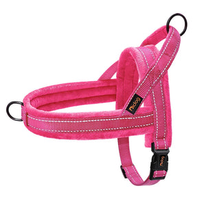 Warm Dog Harness Vest Winter Dog Soft Padded Pet Training Vests Adjustable Bulldog Pug