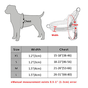 Warm Dog Harness Vest Winter Dog Soft Padded Pet Training Vests Adjustable Bulldog Pug