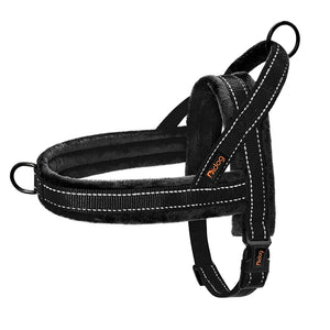 Warm Dog Harness Vest Winter Dog Soft Padded Pet Training Vests Adjustable Bulldog Pug