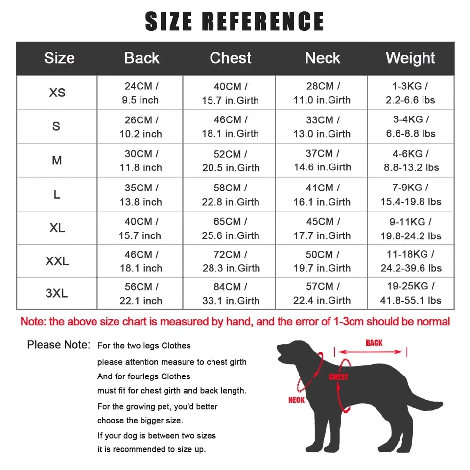 Large Winter Pet Clothes French Puppy Warm Windproof Jacket Reflective Coat Pet Outfits