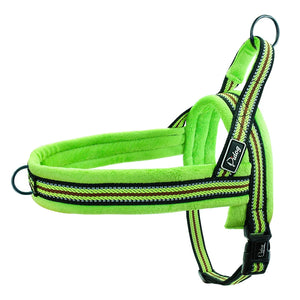 Warm Dog Harness Vest Winter Dog Soft Padded Pet Training Vests Adjustable Bulldog Pug